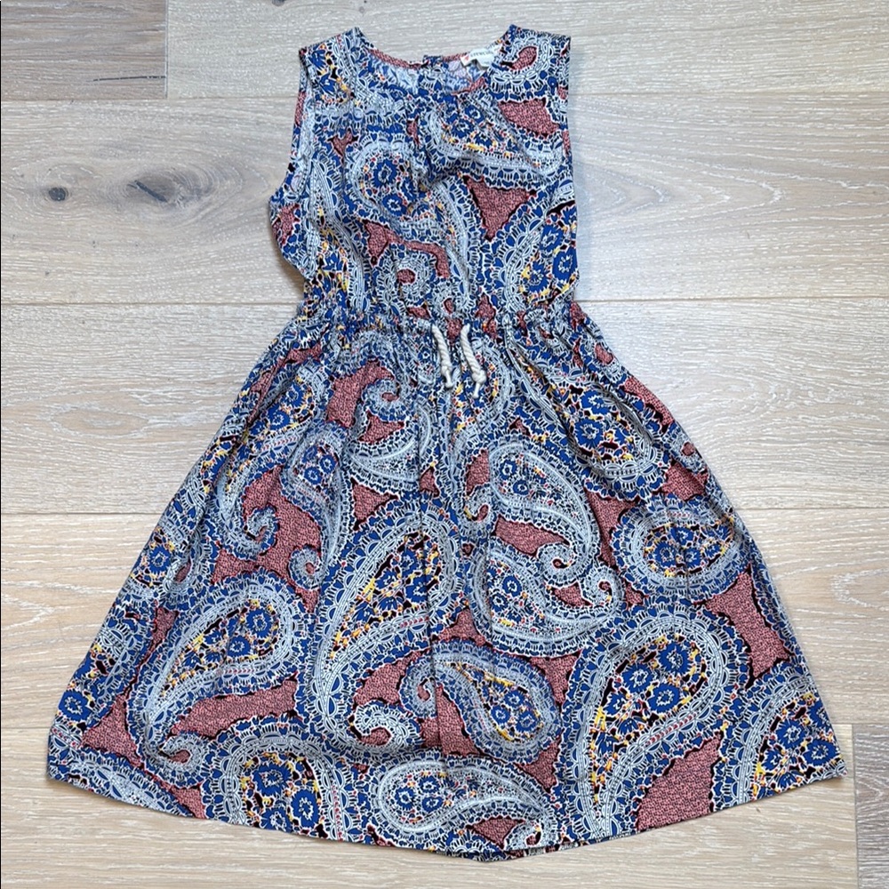 Crewcuts Multicolor Paisley Dress NWOT